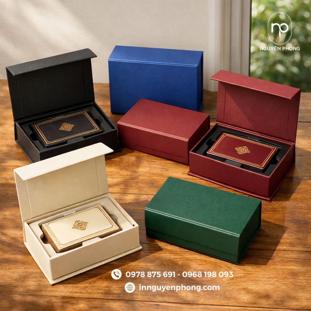 In hộp đựng thẻ Vip đẹp